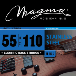 Magma Strings BE210S - Струны для бас-гитары, Серия: Stainless Steel, Калибр: 55-75-90-110, Обмотка: круглая, нержавеющая сталь, Натяжение: Heavy+. Magma Strings BE210S - Струны для бас-гитары, Серия: Stainless Steel, Калибр: 55-75-90-110, Обмотка: круглая, нержавеющая сталь, Натяжение: Heavy+.