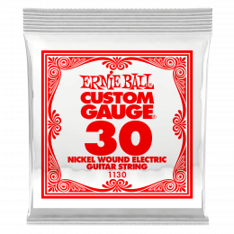 Ernie Ball 1130 струна для электро и акустических гитар. Никель, в оплётке, калибр .030 Ernie Ball 1130 струна для электро и акустических гитар. Никель, в оплётке, калибр .030
