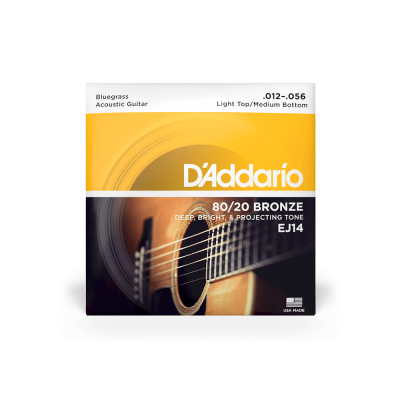 D'addario EJ14 - струны для акустической гитары ( 12 - 56 ) бронза 80/20