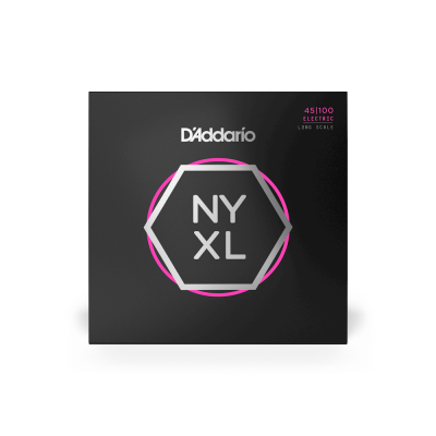 D'Addario NYXL45100 - комплект струн для бас-гитары 45-65-80-100