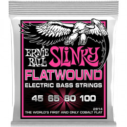Ernie Ball 2814 струны для бас-гитары Super Slinky Flatwound Bass (45-65-80-100) Ernie Ball 2814 струны для бас-гитары Super Slinky Flatwound Bass (45-65-80-100)