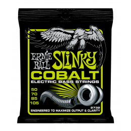 Ernie Ball 2732 струны для бас-гитары Cobalt Bass Regular Slinky (50-70-85-105) обмотка кобальт Ernie Ball 2732 струны для бас-гитары Cobalt Bass Regular Slinky (50-70-85-105) обмотка кобальт