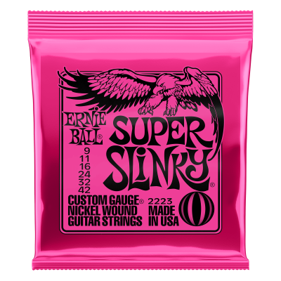 Ernie Ball 2223 струны для эл.гитары Nickel Wound Super Slinky (9-11-16-24w-32-42) Ernie Ball 2223 струны для эл.гитары Nickel Wound Super Slinky (9-11-16-24w-32-42)