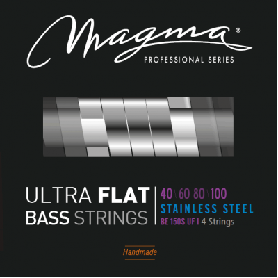 Magma Strings BE150SUF - Струны с плоской обмоткой для бас-гитары 40-100, Серия: Ultra Flat, Калибр: 40-60-80-100, Обмотка: плоская, нержавеющая сталь Magma Strings BE150SUF - Струны с плоской обмоткой для бас-гитары 40-100, Серия: Ultra Flat, Калибр: 40-60-80-100, Обмотка: плоская, нержавеющая сталь