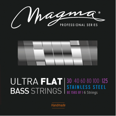 Magma Strings BE156SUF - Струны с плоской обмоткой для 6-струнной бас-гитары 30-125, Серия: Ultra Flat, Калибр: 30-40-60-80-100-125, Обмотка: плоская, Magma Strings BE156SUF - Струны с плоской обмоткой для 6-струнной бас-гитары 30-125, Серия: Ultra Flat, Калибр: 30-40-60-80-100-125, Обмотка: плоская,