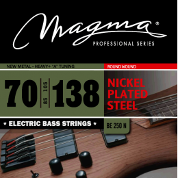 Magma Strings BE250N - Струны для бас-гитары 70-138, Серия: Nickel Plated Steel, Калибр: 70-85-105-138, Обмотка: круглая, никелированая сталь, Натяжен Magma Strings BE250N - Струны для бас-гитары 70-138, Серия: Nickel Plated Steel, Калибр: 70-85-105-138, Обмотка: круглая, никелированая сталь, Натяжен