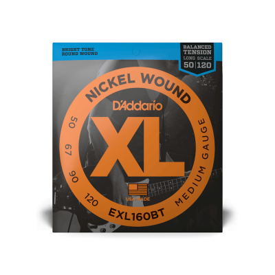 D'addario EXL160BT - струны для 4 струнной бас-гитары ( 50 - 120 ) никель D'addario EXL160BT - струны для 4 струнной бас-гитары ( 50 - 120 ) никель