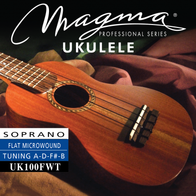 Magma Strings UK100FWT - Струны для укулеле сопрано традиционный строй 1-B / 2-F / 3-D / 4-A, Серия: Microentorchadas Magma Strings UK100FWT - Струны для укулеле сопрано традиционный строй 1-B / 2-F / 3-D / 4-A, Серия: Microentorchadas