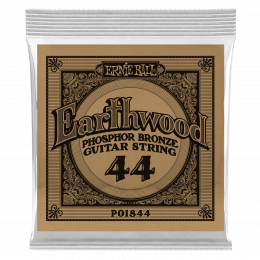 Ernie Ball 1844 струна одиночная для акустической гитары, Серия Earthwood, Калибр: 44, Сердцевина: шестигранник; сталь, покрытая латунью, Обмотка: Ernie Ball 1844 струна одиночная для акустической гитары, Серия Earthwood, Калибр: 44, Сердцевина: шестигранник; сталь, покрытая латунью, Обмотка: