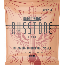 Russtone APB12-54 струны для акуст.гитары Acoustic Phosphor Bronze (12-16-24w-32-44-54)
