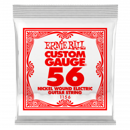 Ernie Ball 1156 струна для электро и акустических гитар. Сталь, калибр .056 Ernie Ball 1156 струна для электро и акустических гитар. Сталь, калибр .056