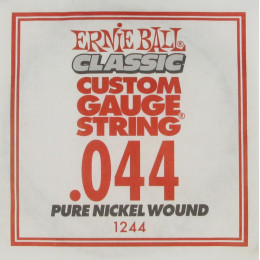 Ernie Ball 1244 струна для электро и акустических гитар. Никель, калибр .044