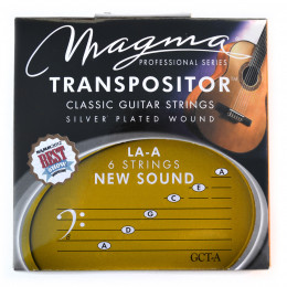 Magma Strings GCT-A - Струны для классической гитары 1A 2B 3C 4G 5D 6A нестандартный строй, Серия: Transpositor, Обмотка: посеребрёная.