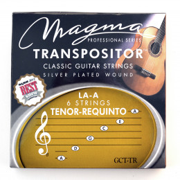 Magma Strings GCT-TR - Струны для классической гитары 1A 2E 3C 4G 5D 6A нестандартный строй, Серия: Transpositor, Обмотка: посеребрёная.