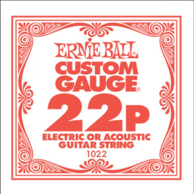 Ernie Ball 1022 струна для электро и акустических гитар. Сталь, калибр .022 Ernie Ball 1022 струна для электро и акустических гитар. Сталь, калибр .022