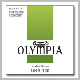 Olympia UKS100 Струны для укулеле чёрный нейлон / сопрано концерт