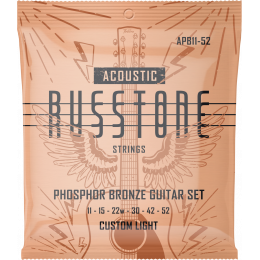 Russtone APB11-52 струны для акуст.гитары Acoustic Phosphor Bronze (11-15-22w-30-42-52)