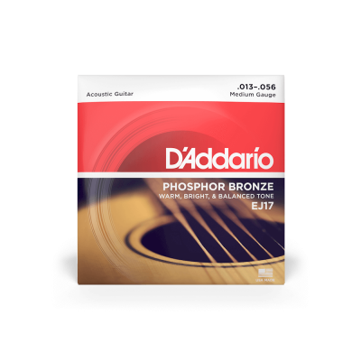 D'addario EJ17 - струны для акустической гитары ( 13 - 56 ) фосфористая бронза D'addario EJ17 - струны для акустической гитары ( 13 - 56 ) фосфористая бронза