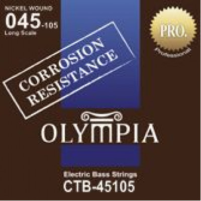 Olympia CTB45105 струны для бас-гитары с устойчивостью к коррозии, никель, (45 - 65 - 85 - 105) Olympia CTB45105 струны для бас-гитары с устойчивостью к коррозии, никель, (45 - 65 - 85 - 105)
