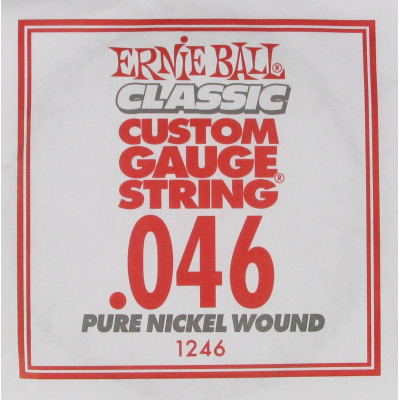 Ernie Ball 1246 струна для электро и акустических гитар. Никель, калибр .046 Ernie Ball 1246 струна для электро и акустических гитар. Никель, калибр .046