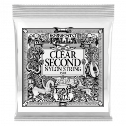 Ernie Ball 1502 2я струна для классической гитары. Нейлон, калибр .032 Ernie Ball 1502 2я струна для классической гитары. Нейлон, калибр .032
