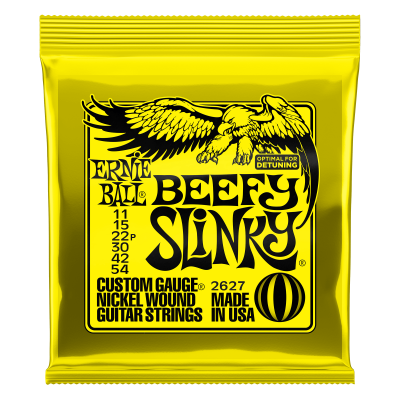 Ernie Ball 2627 струны для эл.гитары Nickel Wound Beefy Slinky (11-15-22p-30-42-54) Ernie Ball 2627 струны для эл.гитары Nickel Wound Beefy Slinky (11-15-22p-30-42-54)