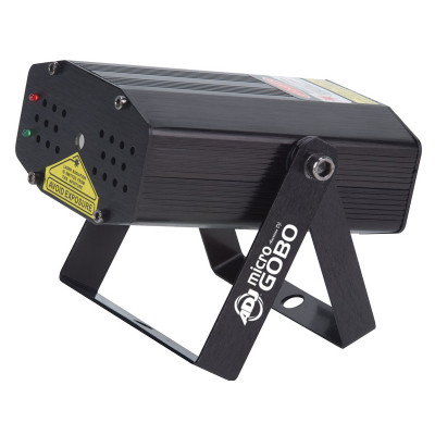 American DJ Micro Gobo Лазерный светоприбор, зеленый лазер: 30 мВт, красный лазер: 80 мВт