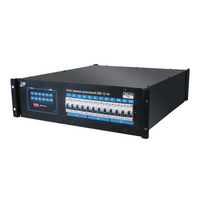 Xline SSR 12-16 Свитчер, 12 каналов, DMX, контакторы, 3 КВт Xline SSR 12-16 Свитчер, 12 каналов, DMX, контакторы, 3 КВт