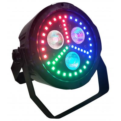 XLine Light DISCO PAR S45 Светодиодный прибор. Источник света: 3х18 Вт RGBWAV + 45x0.5 Вт светодиод XLine Light DISCO PAR S45 Светодиодный прибор. Источник света: 3х18 Вт RGBWAV + 45x0.5 Вт светодиод