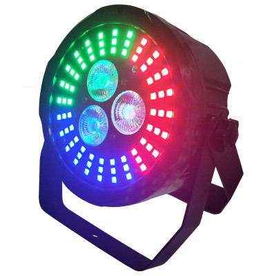 XLine Light DISCO PAR S72 Светодиодный прибор. Источник света: 3х18 Вт RGBWAUV+ 72x0.5 Вт светодиодо XLine Light DISCO PAR S72 Светодиодный прибор. Источник света: 3х18 Вт RGBWAUV+ 72x0.5 Вт светодиодо