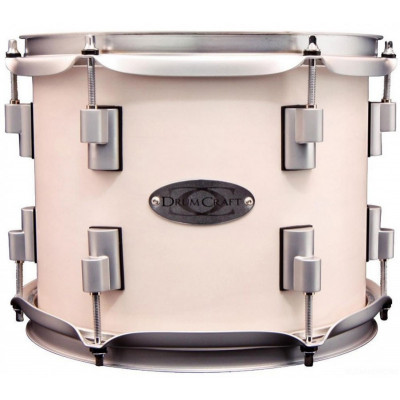 DRUMCRAFT Series 8. Том-том 10x8". Клён. Белый, матовый (Venice White...