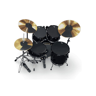 Тренировочный набор для ударной установки 10", 12", 14", 14", 18" и 3х тарелок VIC FIRTH MUTEPP 7 Тренировочный набор для ударной установки 10", 12", 14", 14", 18" и 3х тарелок VIC FIRTH MUTEPP 7