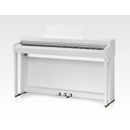 Kawai CN201W Цифровое пианино, механика RH III, цвет белый сатин, клавиши пластик + банкетка