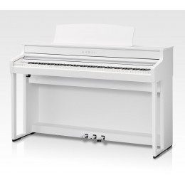 Kawai CA501W цифровое пианино, цвет белый, механика Grand Feel Compact, деревянные клавиши + банкетка