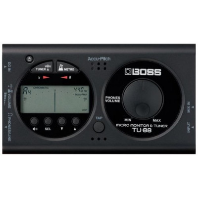 Тюнер гитарный BOSS TU-88-BK Тюнер гитарный BOSS TU-88-BK