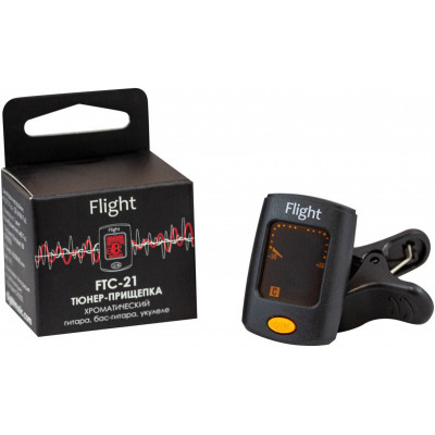 Тюнер хроматический FLIGHT FTC-21 Тюнер хроматический FLIGHT FTC-21