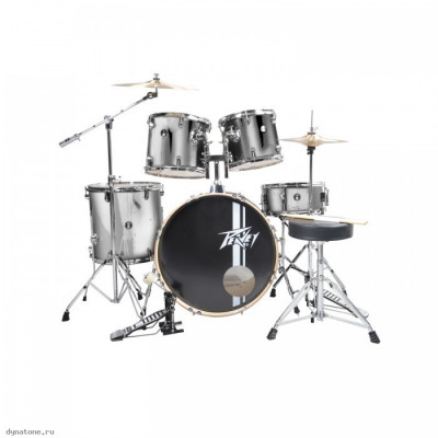 Ударная установка акустическая PEAVEY PV 5PC Drum Set - Silver Ударная установка акустическая PEAVEY PV 5PC Drum Set - Silver