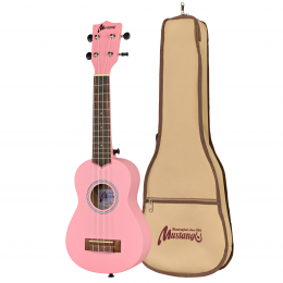 Mustang ACOS-2PK - укулеле, Размер: сопрано, Топ: Агатис, Розетка: Наклейка, Обечайка: Агатис, Накладка грифа: Палисандр, Покрытие: Розовый Mustang ACOS-2PK - укулеле, Размер: сопрано, Топ: Агатис, Розетка: Наклейка, Обечайка: Агатис, Накладка грифа: Палисандр, Покрытие: Розовый