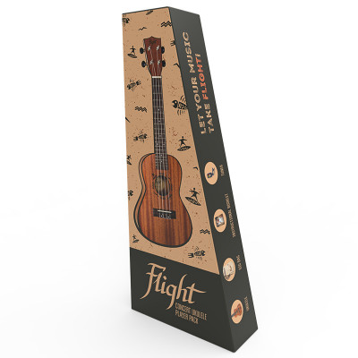 Укулеле концерт FLIGHT NUC PACK Укулеле концерт FLIGHT NUC PACK