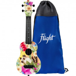 Укулеле сопрано FLIGHT ULTRA S-42 Summer Cat Укулеле сопрано FLIGHT ULTRA S-42 Summer Cat