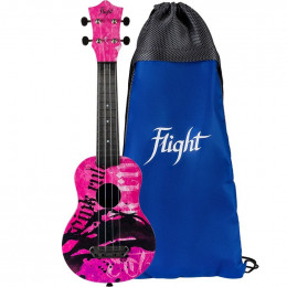 Укулеле сопрано FLIGHT ULTRA S-40 Pink Rules Укулеле сопрано FLIGHT ULTRA S-40 Pink Rules