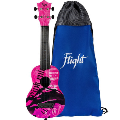 Укулеле сопрано FLIGHT ULTRA S-40 Pink Rules Укулеле сопрано FLIGHT ULTRA S-40 Pink Rules