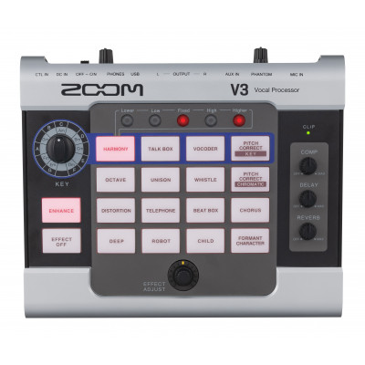 Zoom V3 Вокальный процессор, 16 вокальных эффектов, Режим аудиоинтерфейса Zoom V3 Вокальный процессор, 16 вокальных эффектов, Режим аудиоинтерфейса
