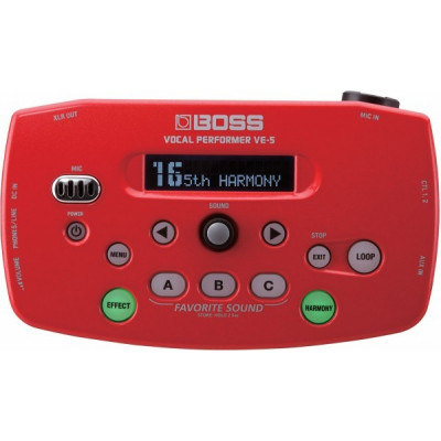 Вокальный процессор BOSS VE-5 -RD Вокальный процессор BOSS VE-5 -RD