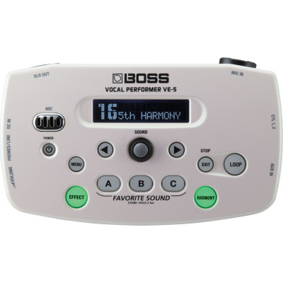 Вокальный процессор BOSS VE-5 -WH Вокальный процессор BOSS VE-5 -WH