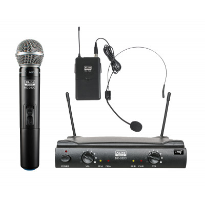 Xline MD-262C Радиосистема двухканальная c ручным передатчиком и поясным передатчиком с гол. гарнит.