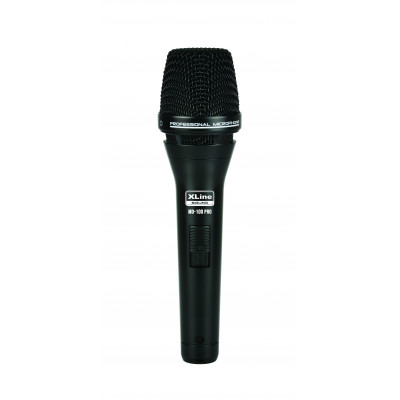 Xline MD-100 PRO Микрофон вокальный динамический, 50-15000Гц, в комплекте: держатель, кабель, чехол
