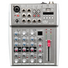 SVS Audiotechnik AM-5 DSP Микшерный пульт аналоговый, 5-канальный, 24 DSP эффекта, USB интерфейс