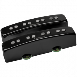 DiMarzio DP305GB Sixties J set комплект звукоснимателей, 4-струнный, чёрный DiMarzio DP305GB Sixties J set комплект звукоснимателей, 4-струнный, чёрный