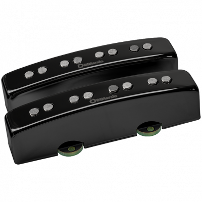 DiMarzio DP305GB Sixties J set комплект звукоснимателей, 4-струнный, чёрный DiMarzio DP305GB Sixties J set комплект звукоснимателей, 4-струнный, чёрный